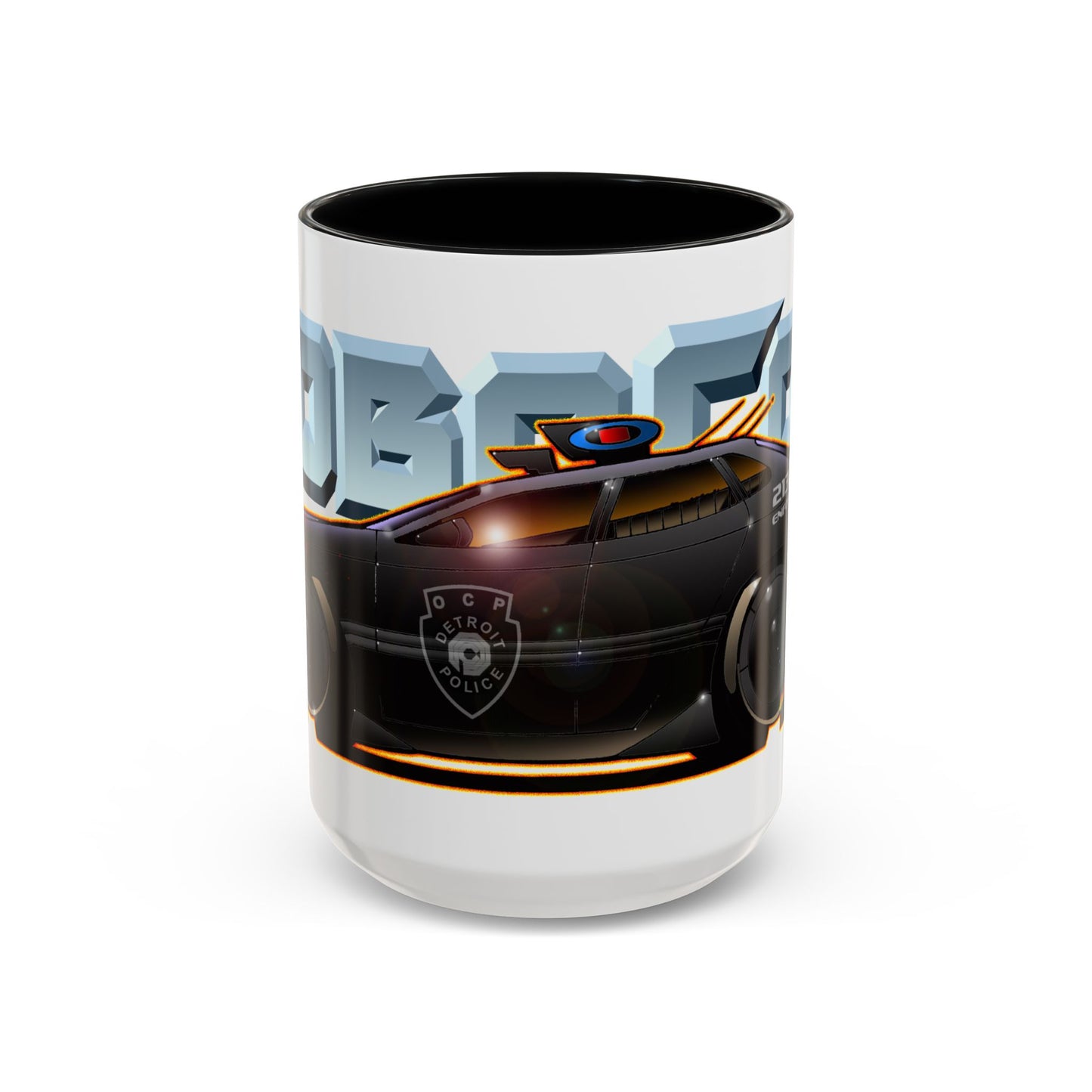 ROBOCOP Taurus Police Car Concept Art Coffee Mug 2 Sizes-Mug-Fireball Tim Garage