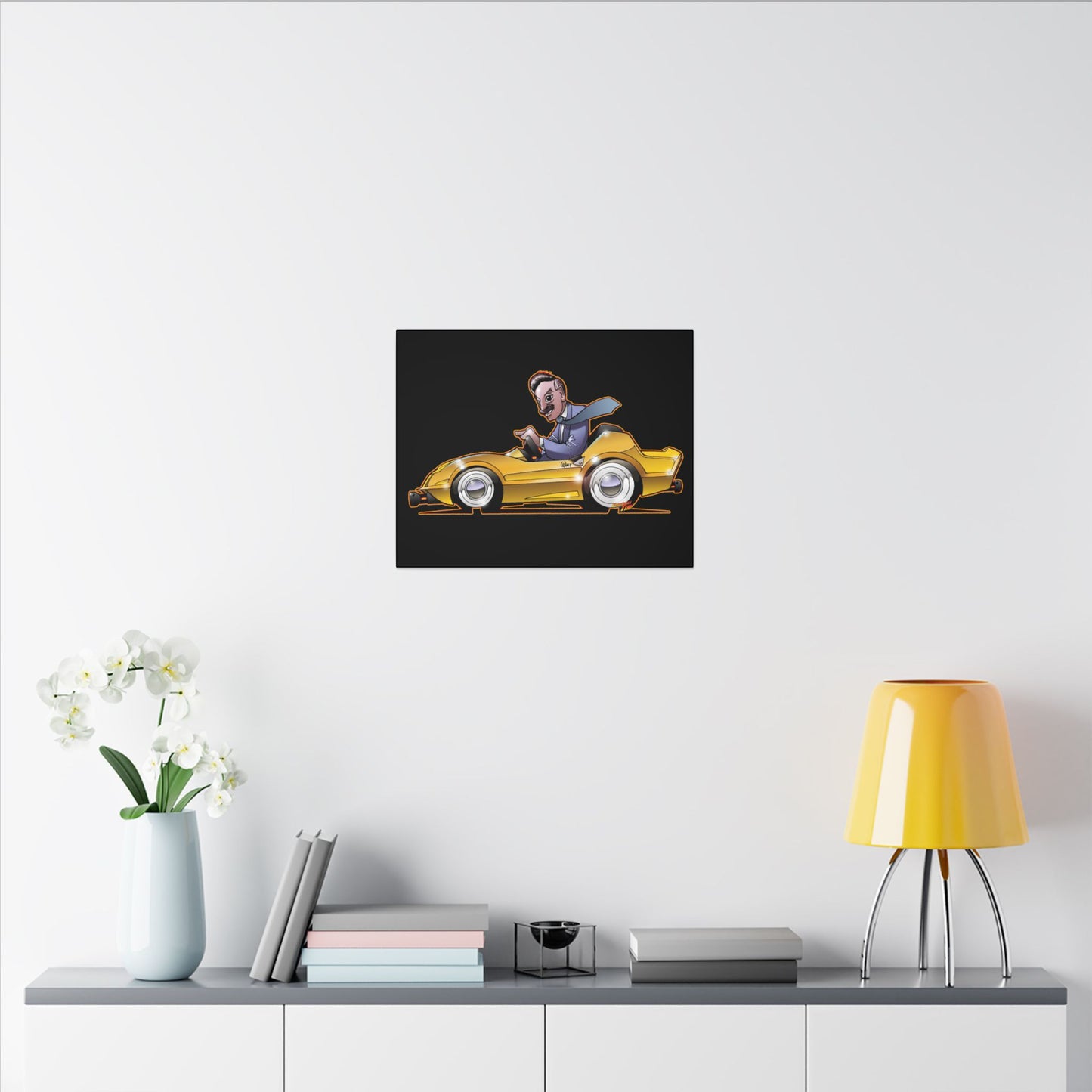 AUTOPIA CLASSIC Walt Disney Fireball Art Canvas Print