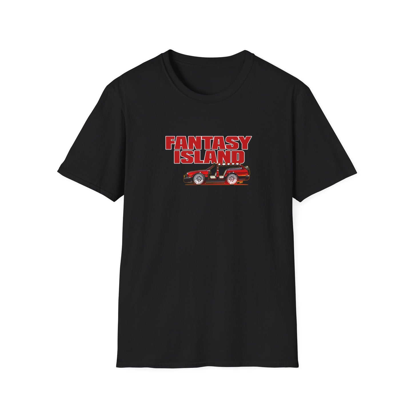 FANTASY ISLAND TV Show Plymouth Concept Art Softstyle T-Shirt - 11 Colors