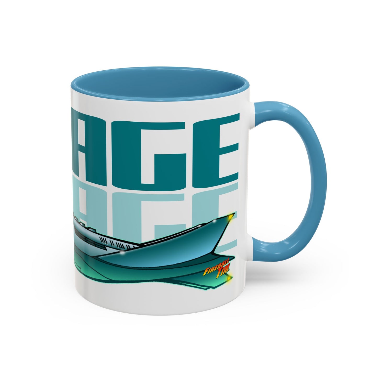 VOYAGE TO THE BOTTOM OF THE SEA Fireball Art Collectible Coffee Mug - 2 Sizes