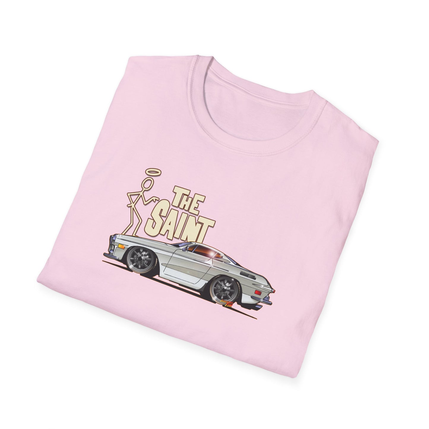 THE SAINT 1967 VOLVO 1800 S ST1 Concept Art Unisex Softstyle T-Shirt 13 Colors