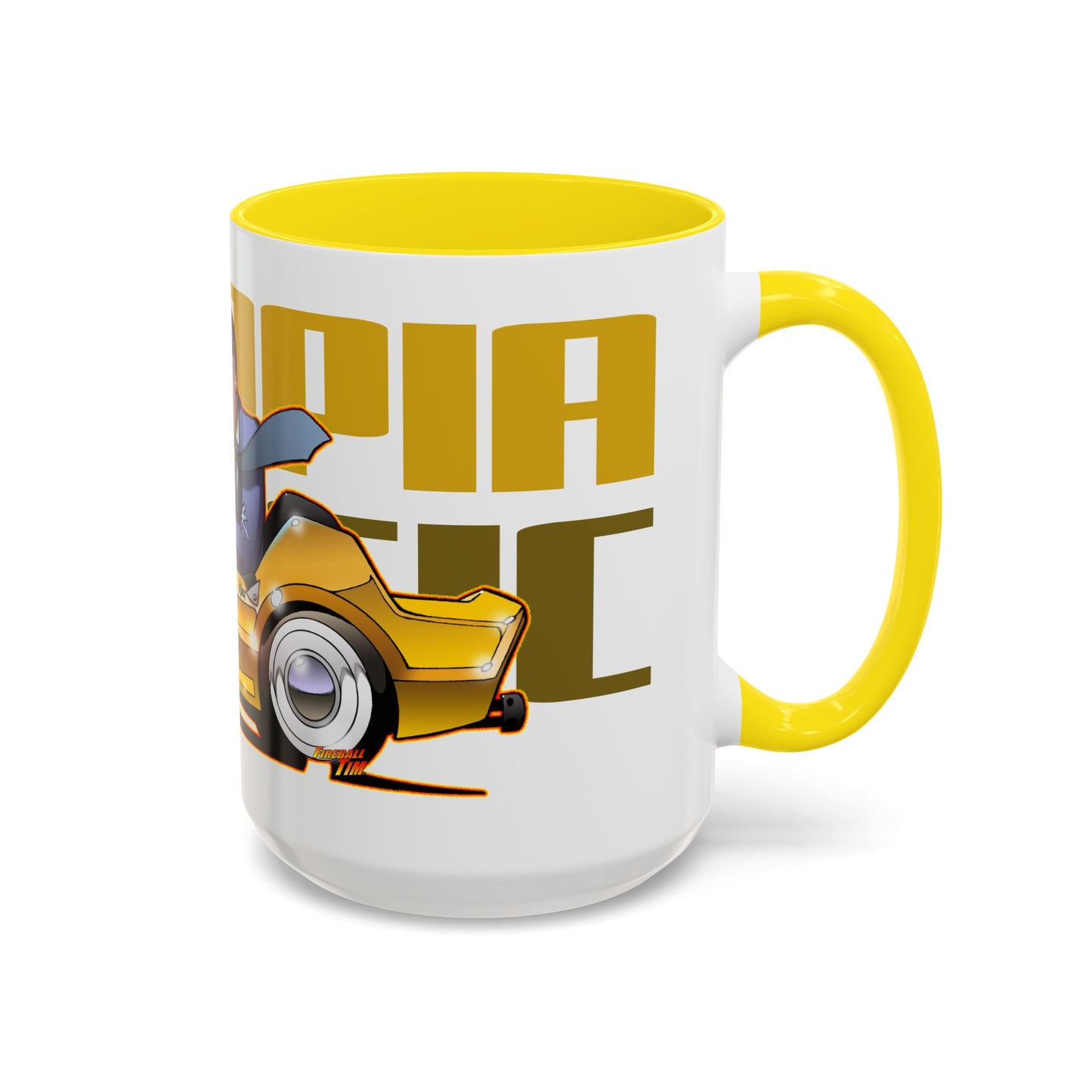 AUTOPIA CLASSIC Walt Disney Fireball Art Collectible Coffee Mug - 2 Sizes
