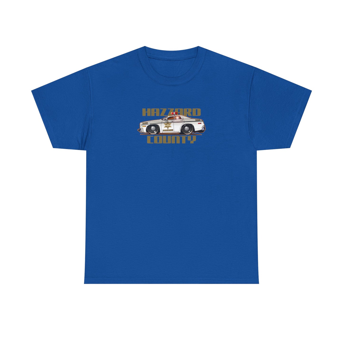 DUKES OF HAZZARD SHERIFF POLICE CAR Collectible Tee Shirt - Multiple Colors