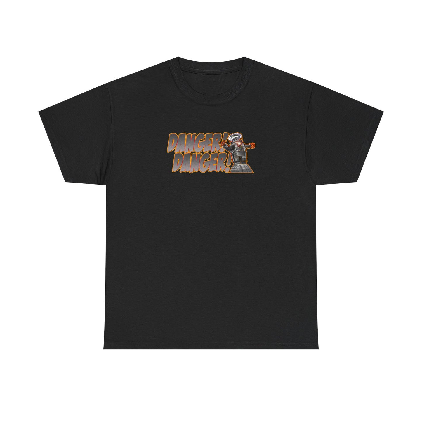 LOST IN SPACE ROBOT DANGER Heavy Cotton Tee Shirt - Mutiple Colors