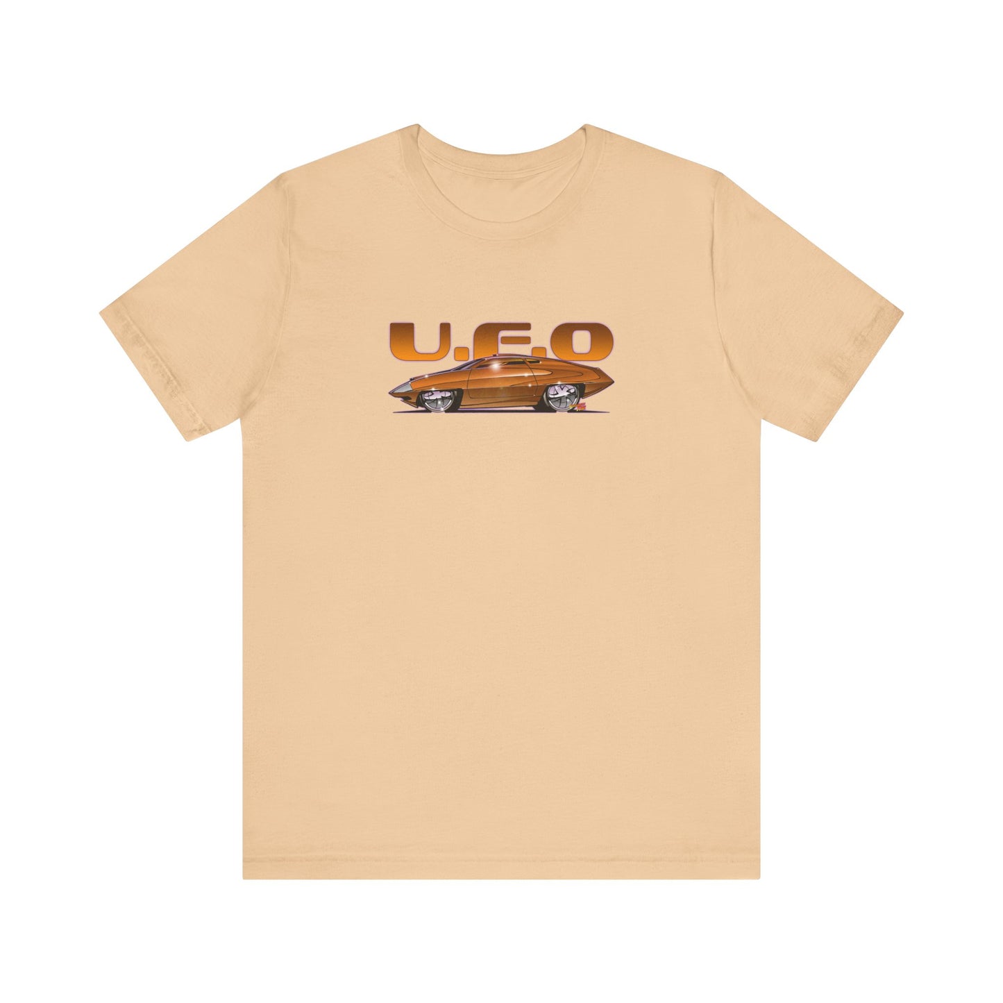 UFO ED STRAKER CAR TV Car Concept Art Short Sleeve Tee 12 Colors