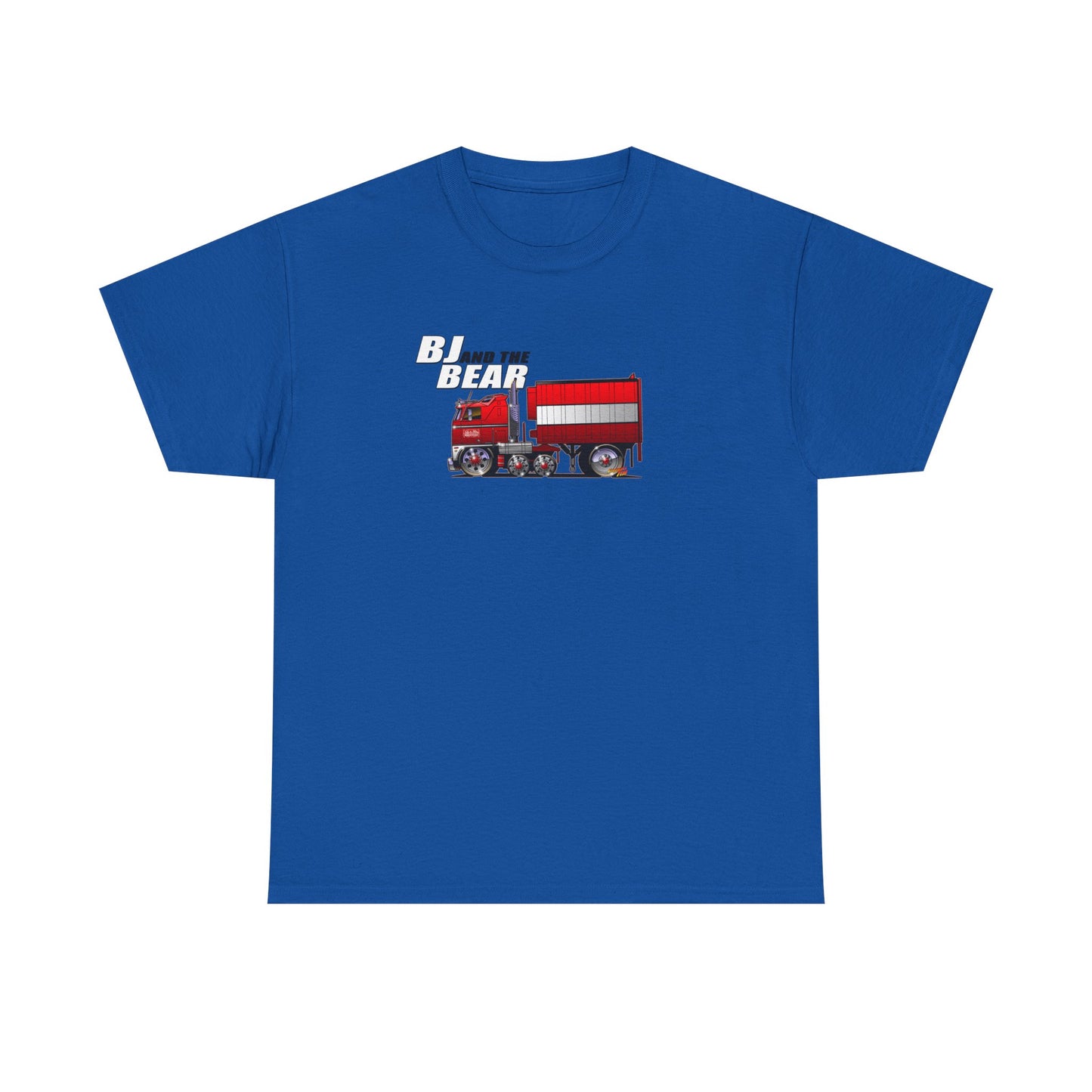 BJ AND THE BEAR Semi Truck Fireball Art Tee Shirt - Multiples