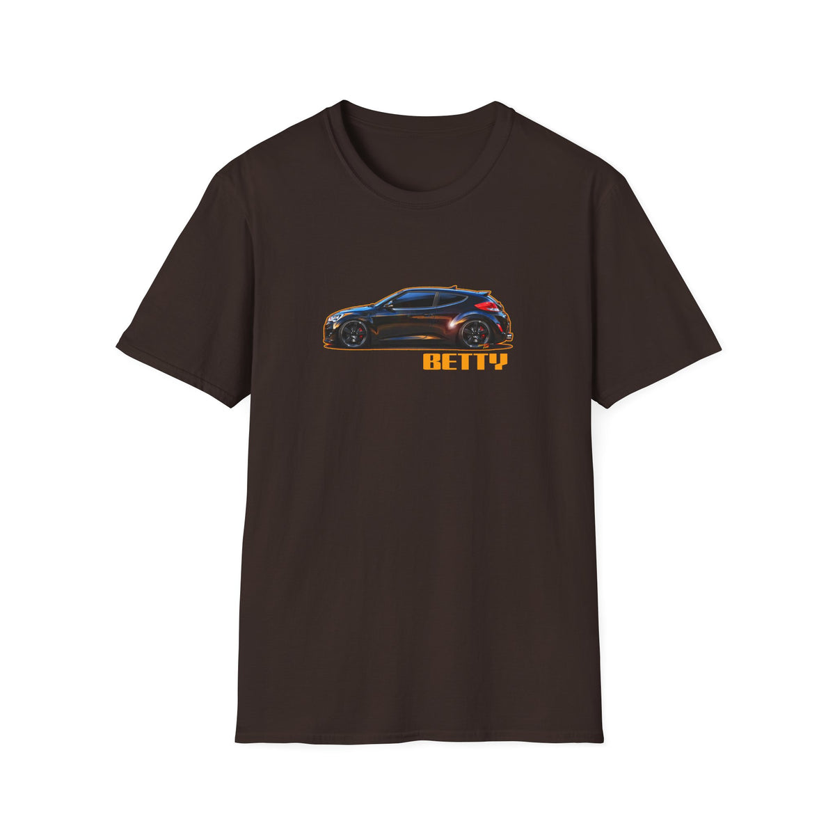 HYUNDAI VELOSTER 2012 Black Betty Collectible Fireball Art TeeShirt