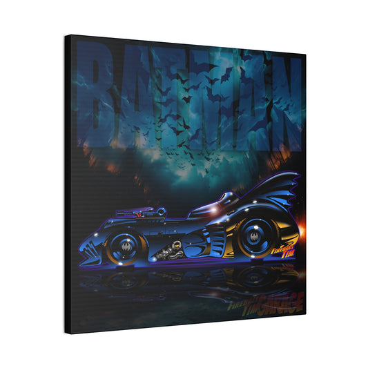 BATMOBILE 1989 BATMAN Canvas Art Print Variation 1 - 2 Sizes