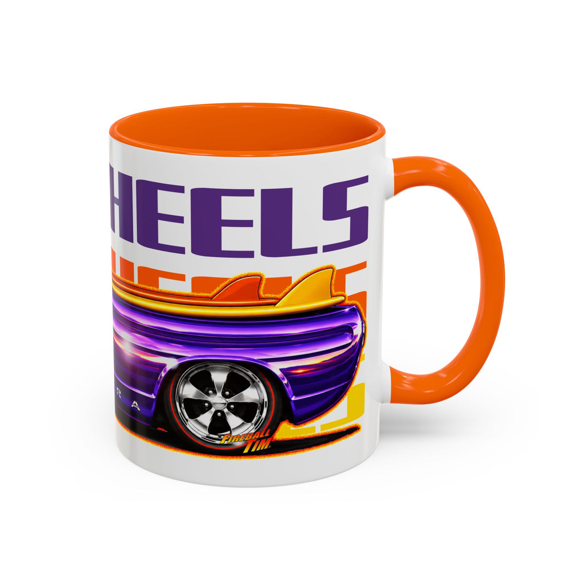 HOT WHEELS Sweet 16 DEORA Collectible Fireball Art Coffee Mug - 2 Sizes