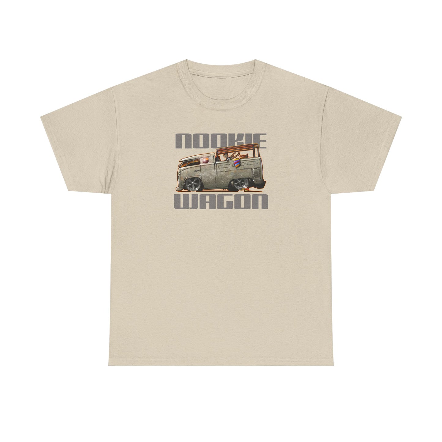 CUSTOM ED FOX VW BUS NOOKIE WAGON Tee Shirt - Multiple Colors