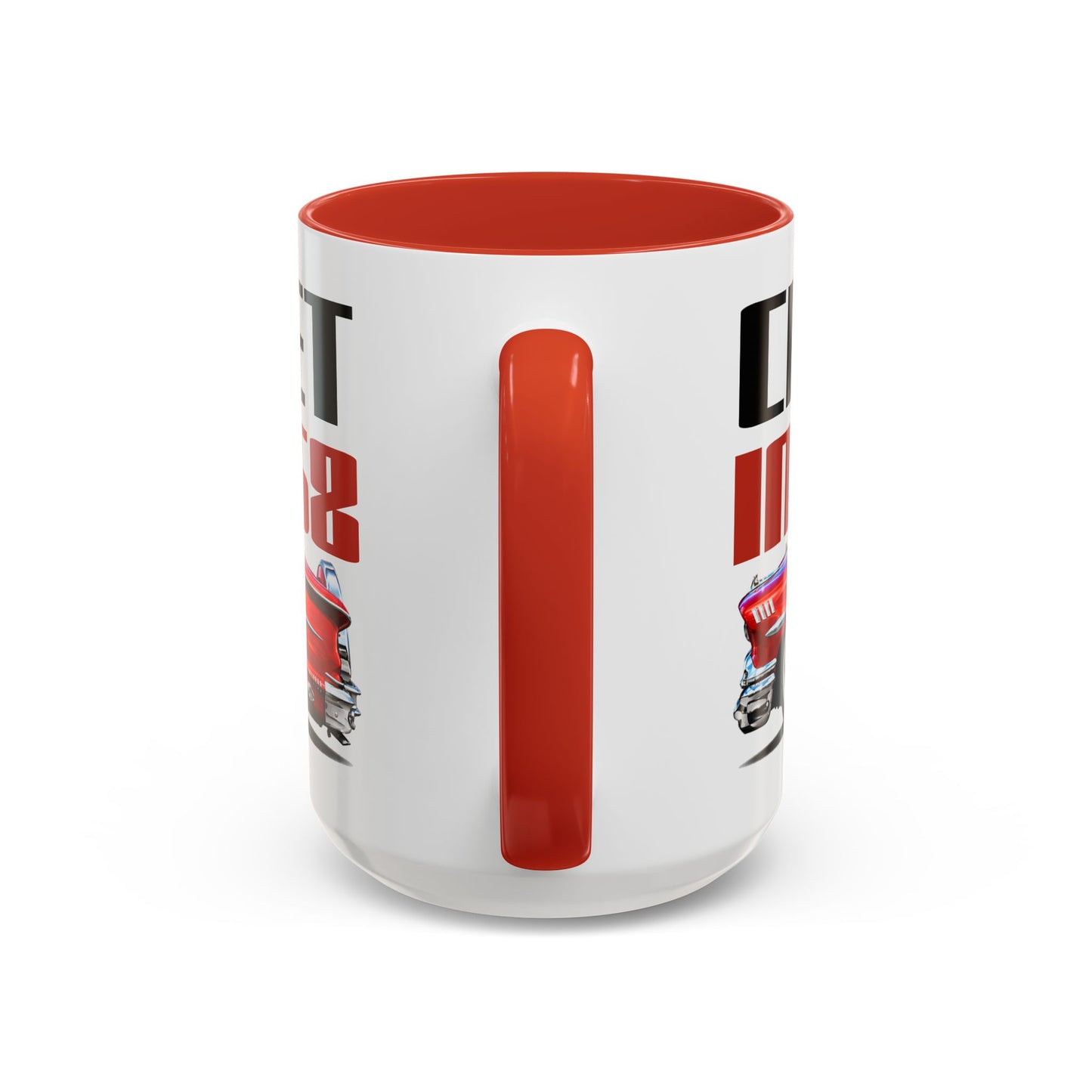 CHEVROLET CUSTOM IMPALA 1958 Collectible Fireball Art Coffee Mug - 2 Sizes