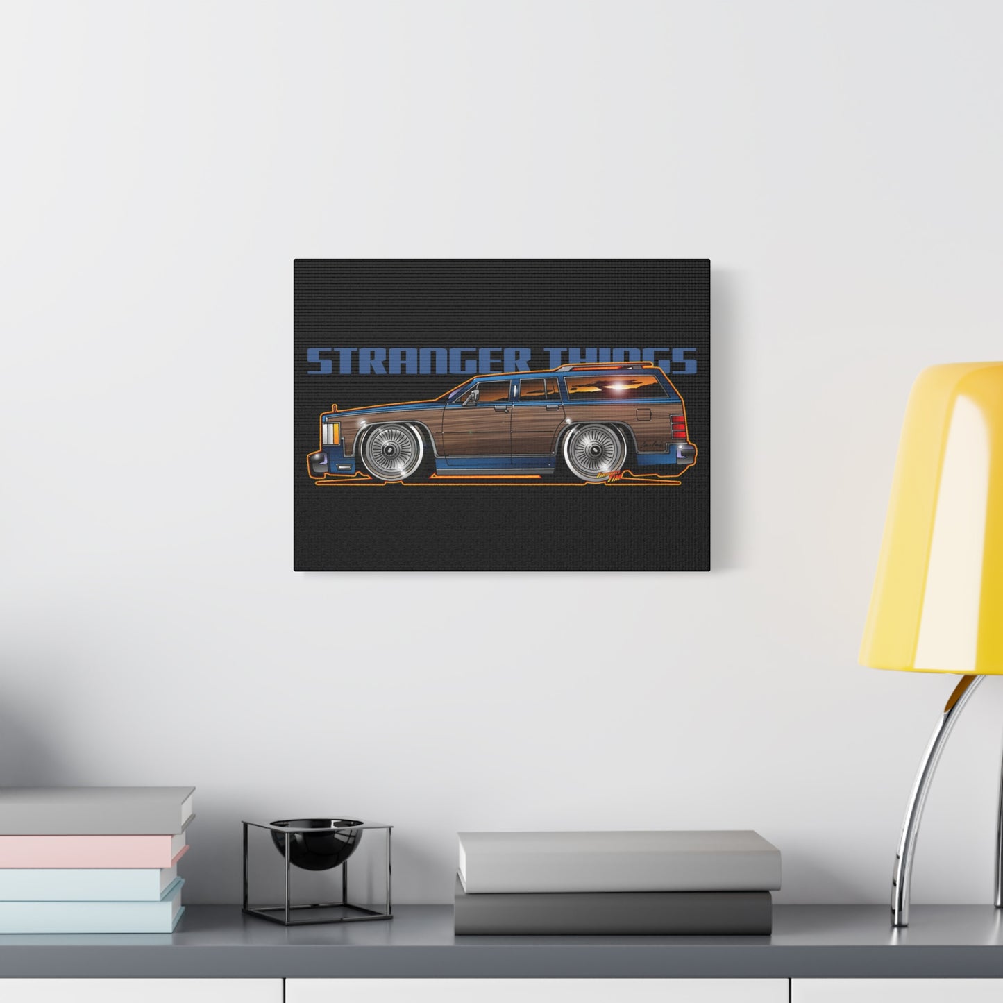 STRANGER THINGS Mercury Colony Park Wagon Collectible Canvas Art Wall Print - Multiple Sizes