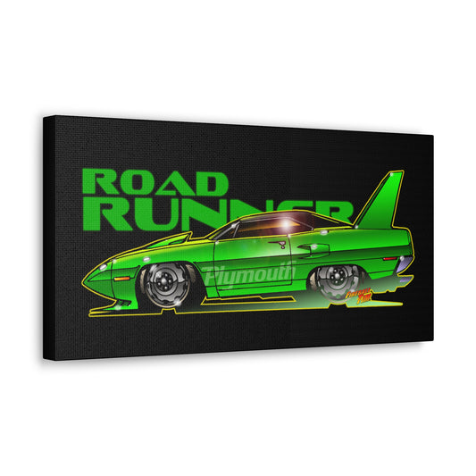 PLYMOUTH ROAD RUNNER SUPERBIRD Canvas Gallery Custom Car Art Two 11x14