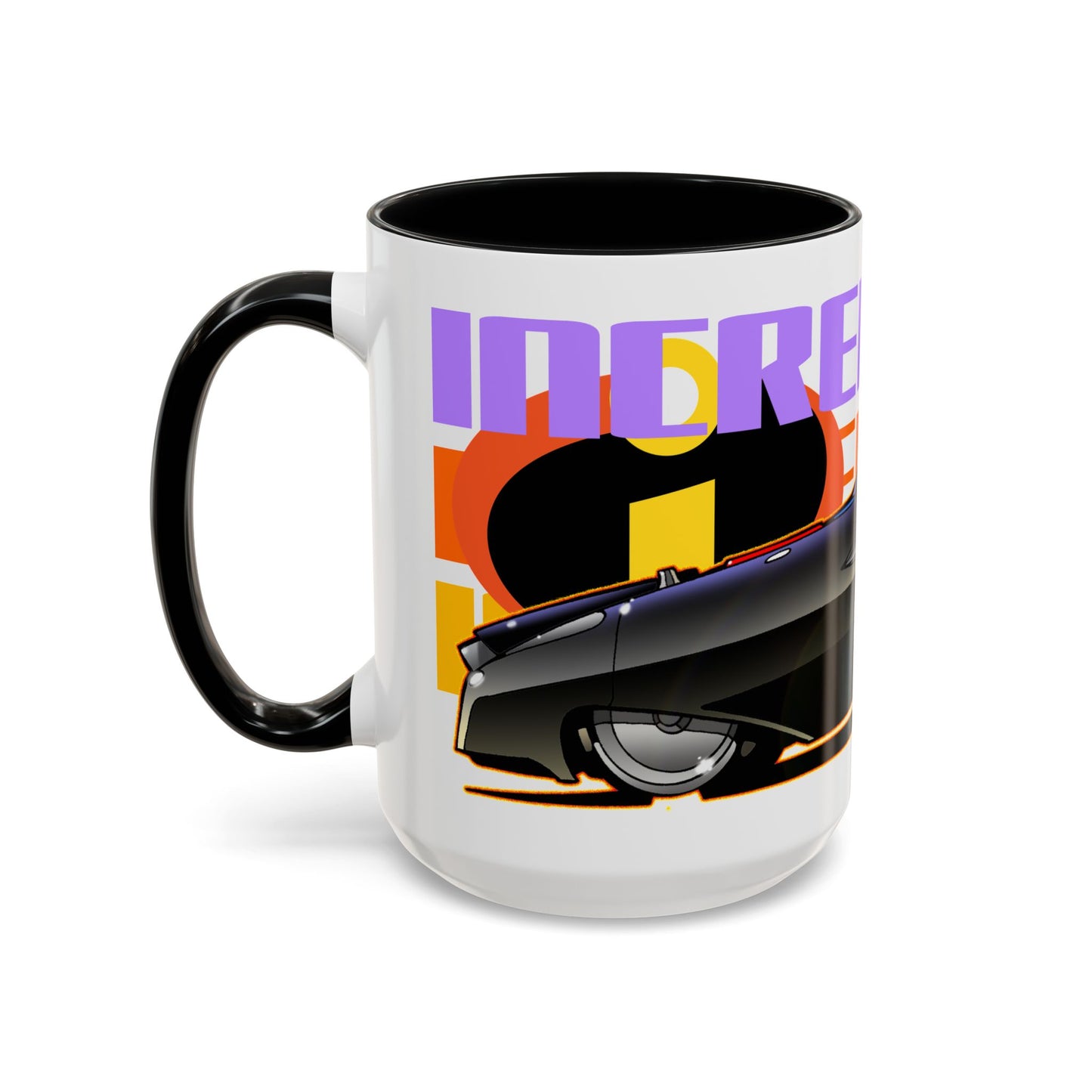 PIXAR INCREDIBLES Incredicar Collectible Coffee Mug Art - 2 Sizes