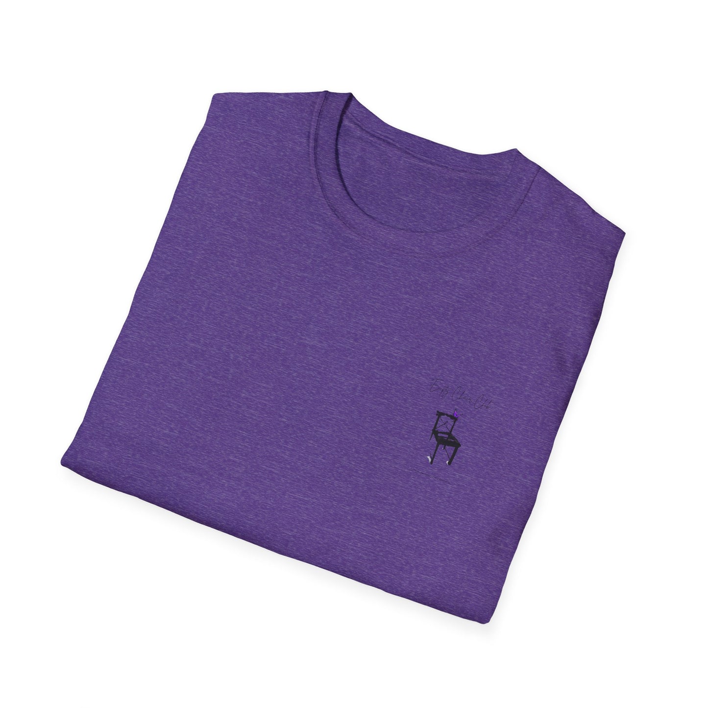 EMPTY CHAIR CLUB Unisex Softstyle T-Shirt - Casual Comfort for Relaxation and Reflection
