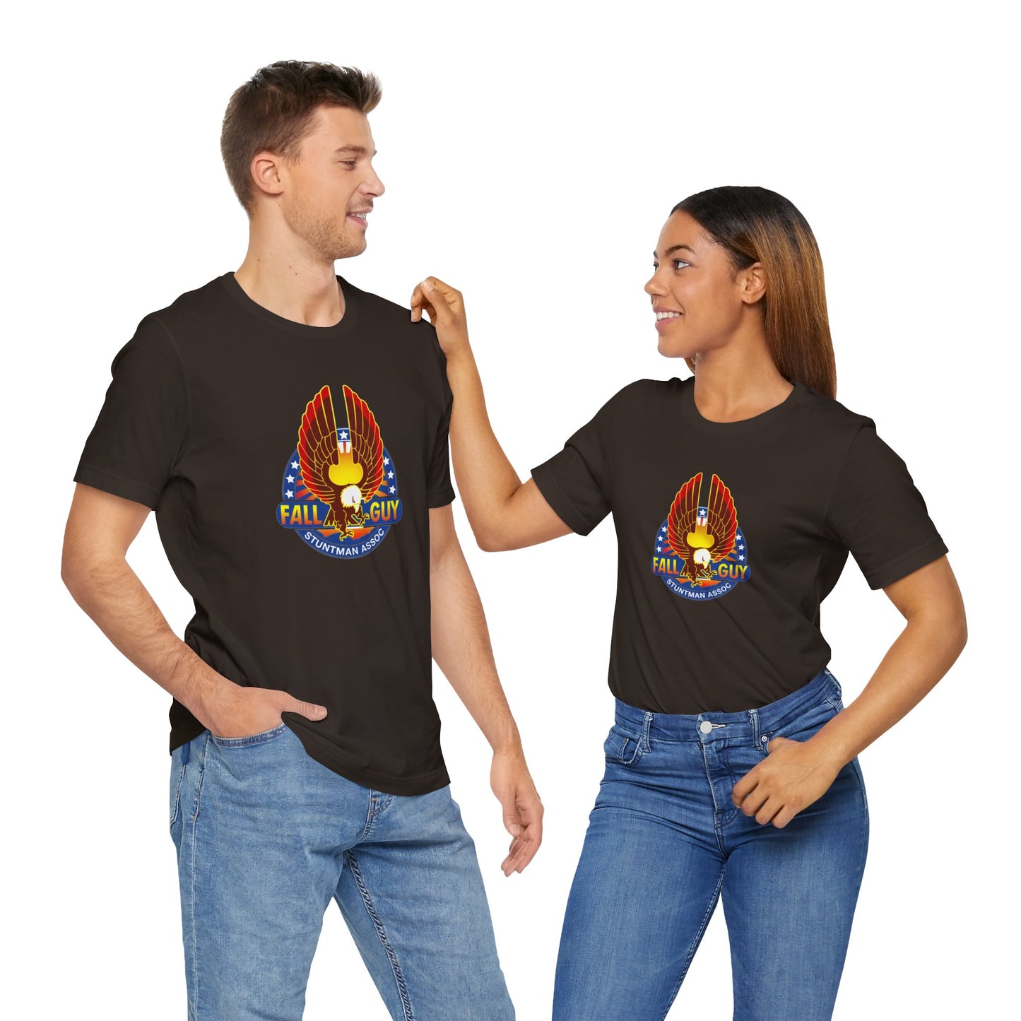 THE FALL GUY Stuntman Association Unisex Jersey Short Sleeve Tee - 12 Colors
