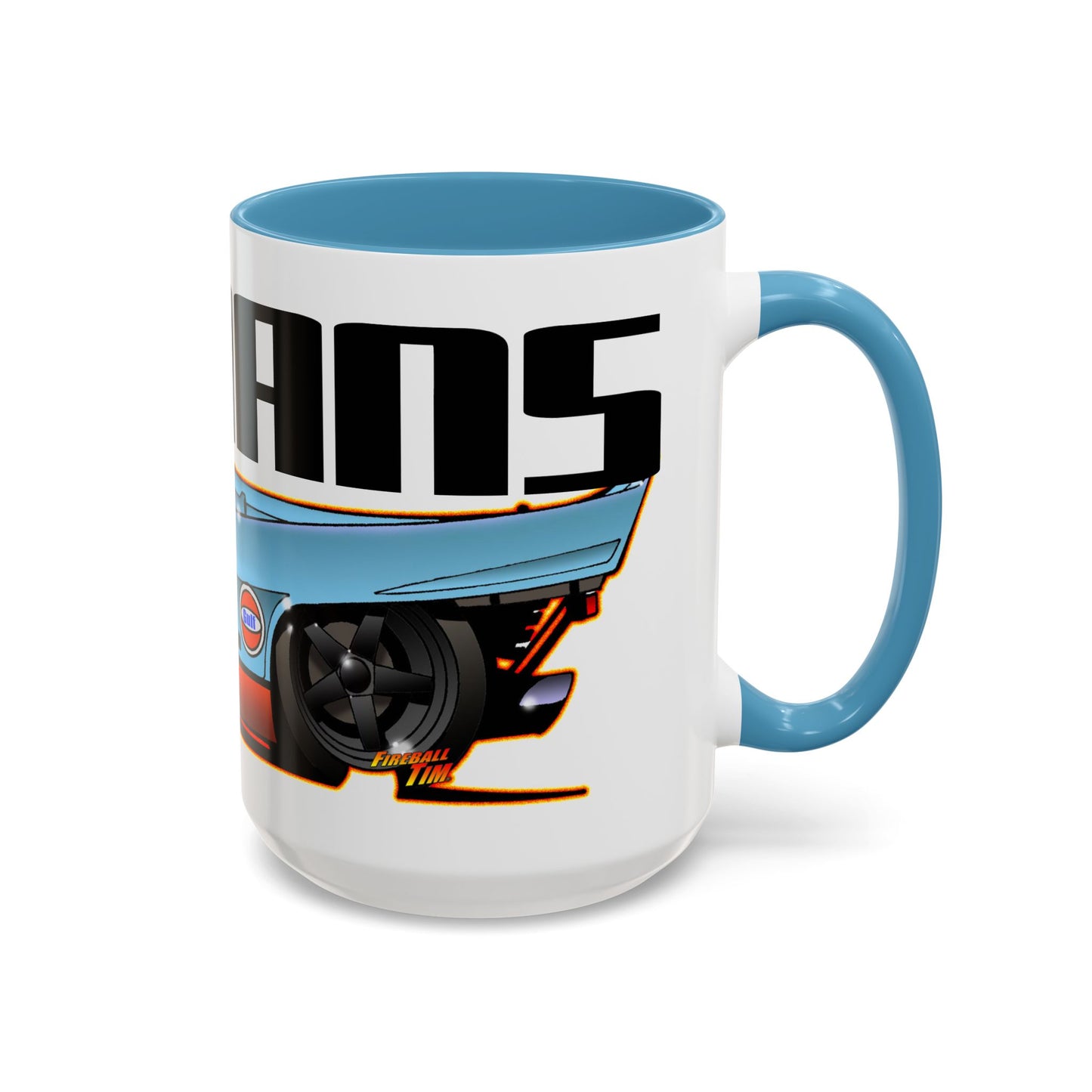 LE MANS Steve McQueen Porsche 917K Collectible Fireball Art Coffee Mug - 2 Sizes