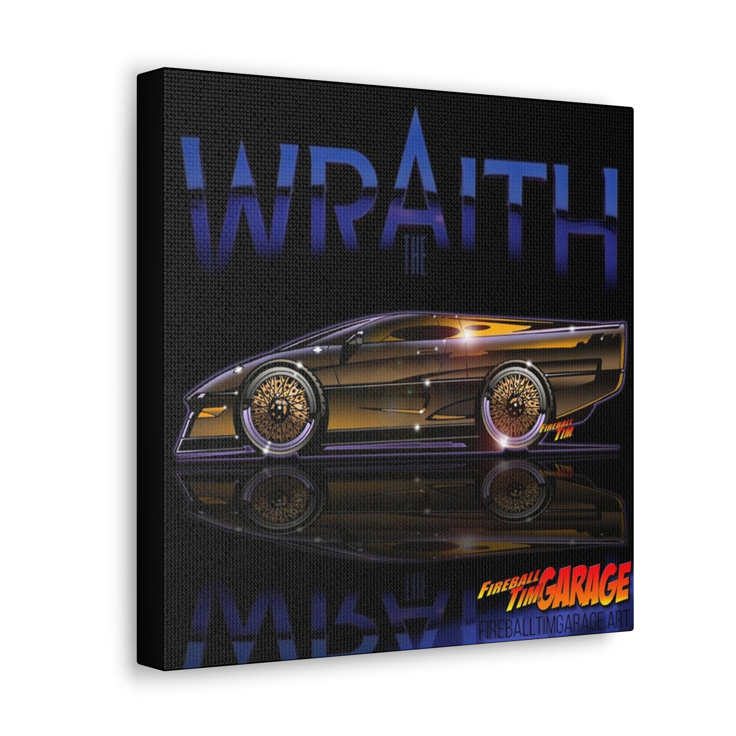 THE WRAITH TV Show Chrysler Mopar Canvas Gallery Garage Art Print 12x12