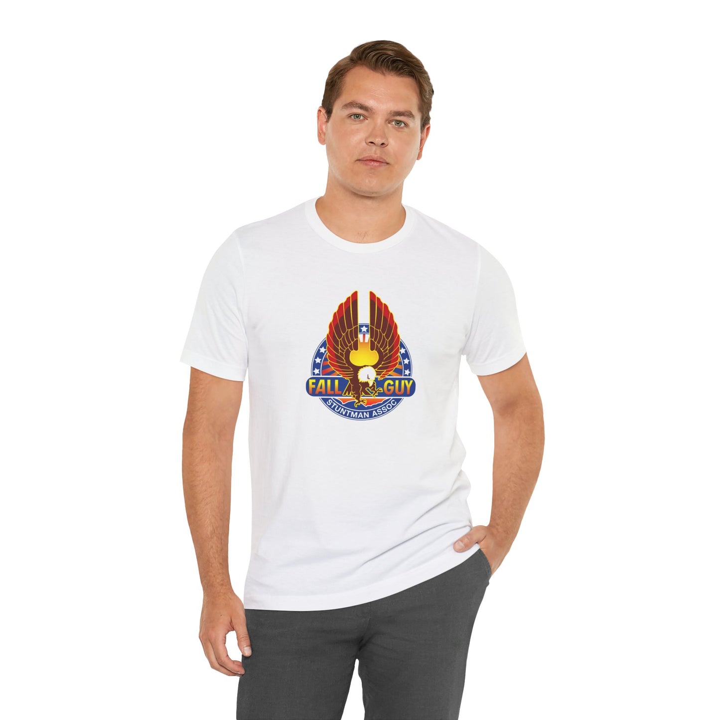 THE FALL GUY Stuntman Association Unisex Jersey Short Sleeve Tee - 12 Colors