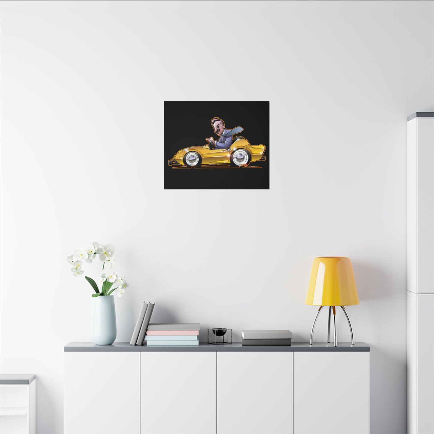 AUTOPIA CLASSIC Walt Disney Fireball Art Canvas Print