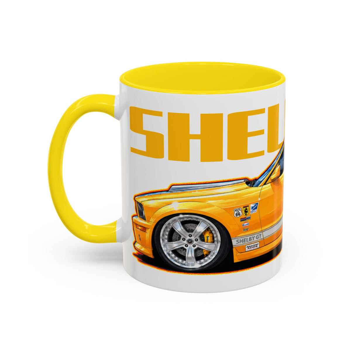 FORD MUSTANG SHELBY GT-C 2008 Collectible Fireball Art Coffee Mug - 2 Sizes