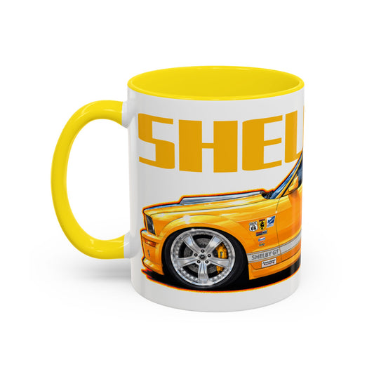 FORD MUSTANG SHELBY GT-C 2008 Collectible Fireball Art Coffee Mug - 2 Sizes