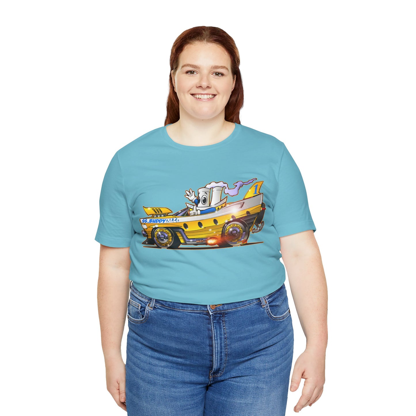 BUDDY CRUISE BUDDYMOBILE Custom Car Art Short Sleeve Tee in 17 Colors