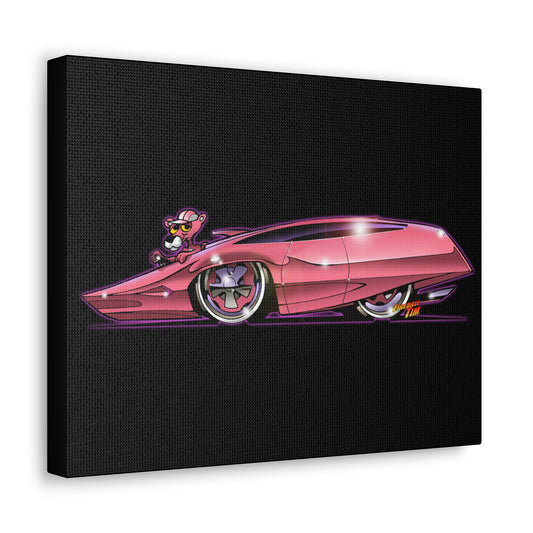 PINK PANTHER PANTHERMOBILE Concept Art Canvas Print 11x14