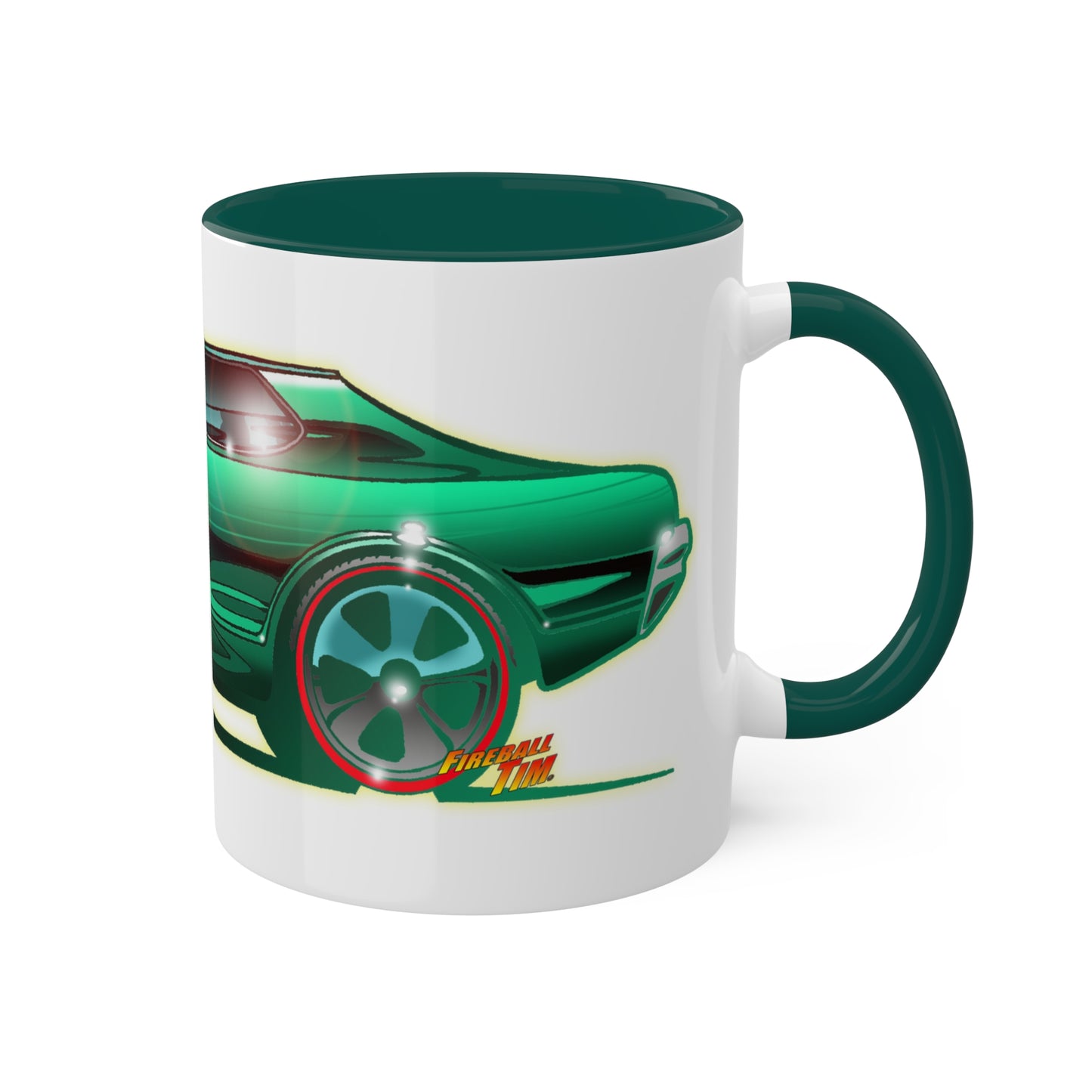 Hot Wheels CUSTOM COUGAR Redline Diecast Muscle Car Coffee Mug 11oz