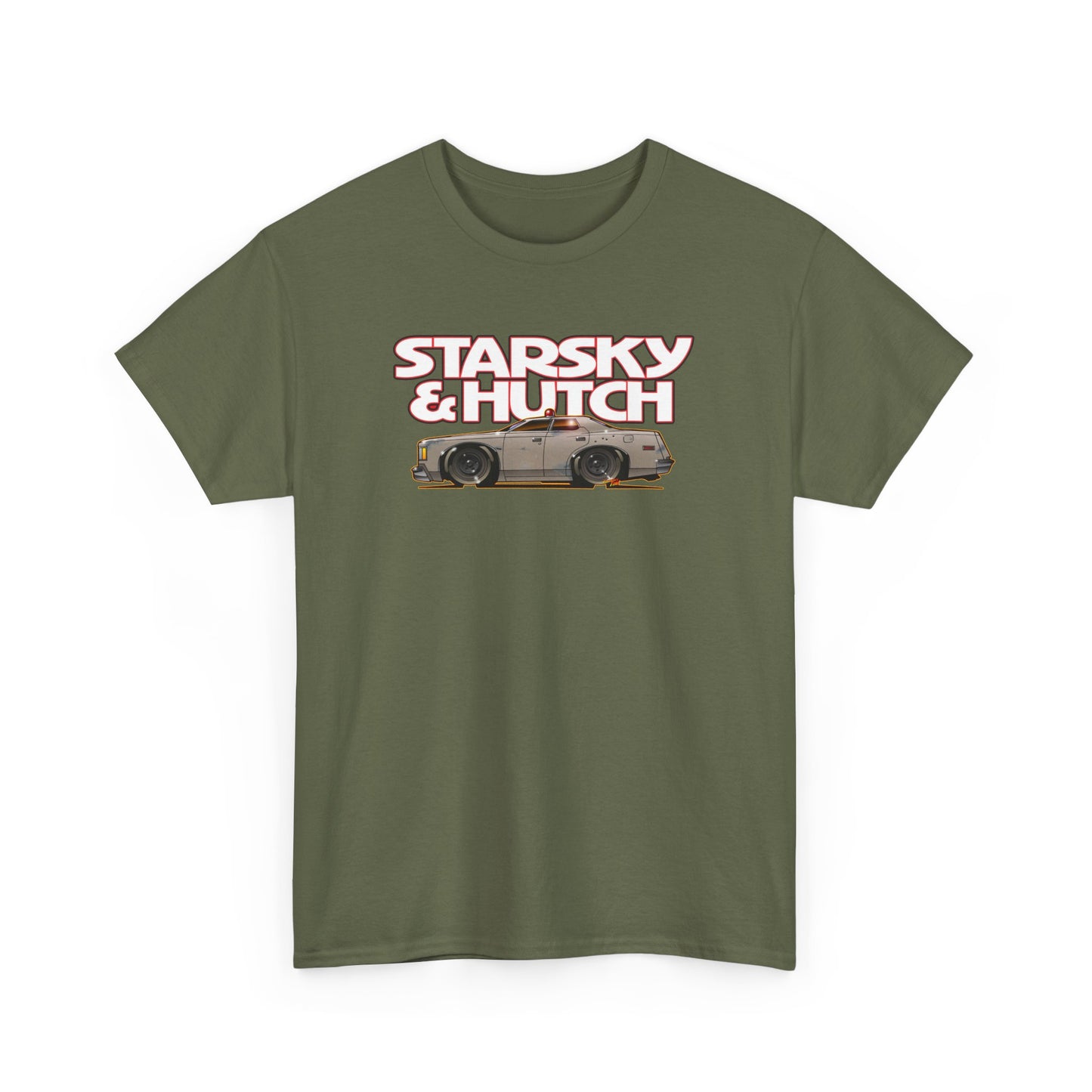 STARSKY AND HUTCH Hutchmobile TV Show Cotton Tee Shirt Mutiple Colors