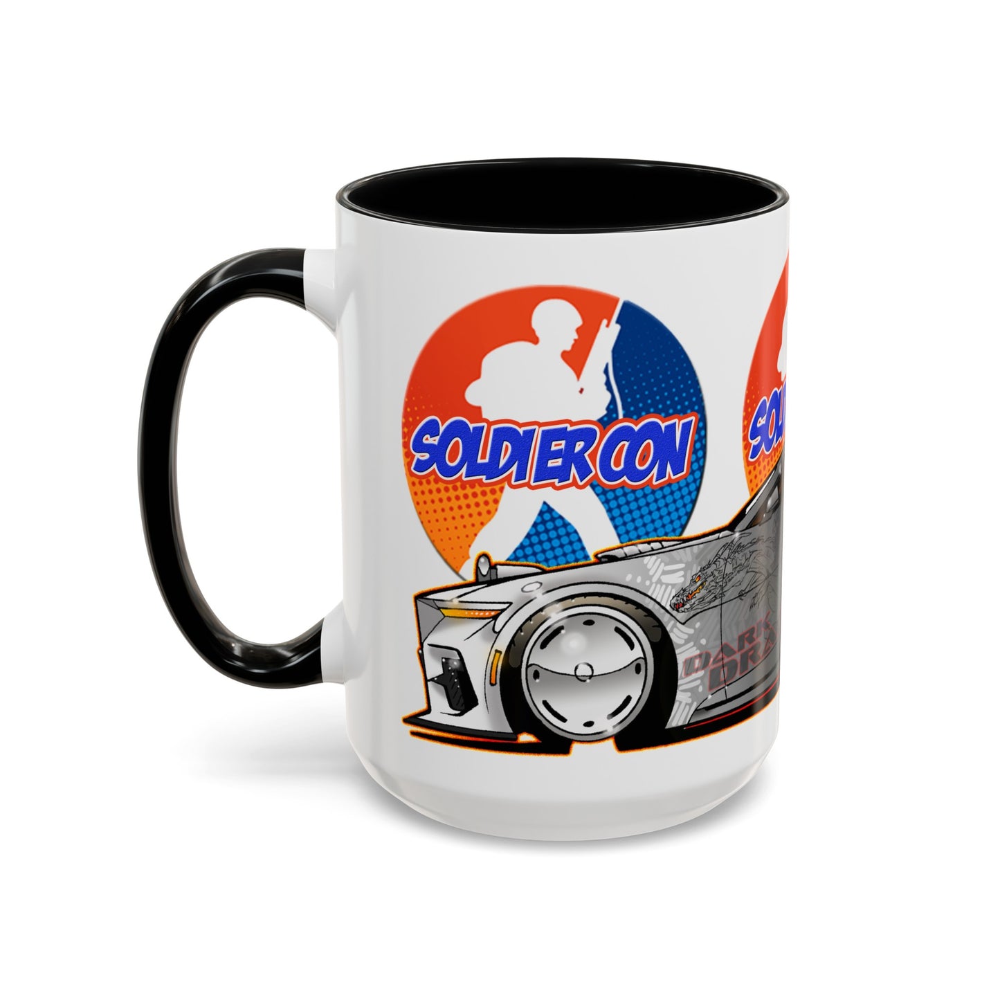 SOLDIER CON DARK DRAGON FORD MUSTANG Concept Art Official Mug 11 and 15oz