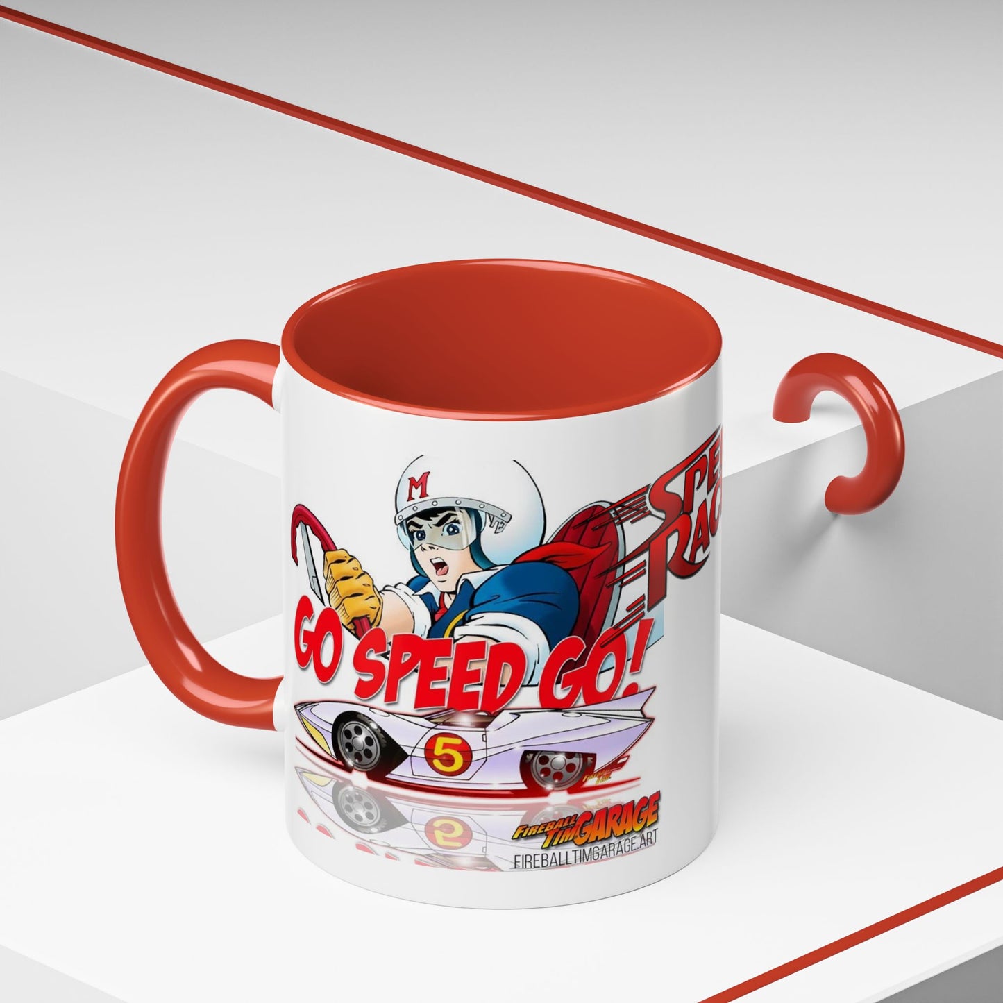 SPEED RACER Cartoon TV Show Garage Coffee Mug 2 Sizes