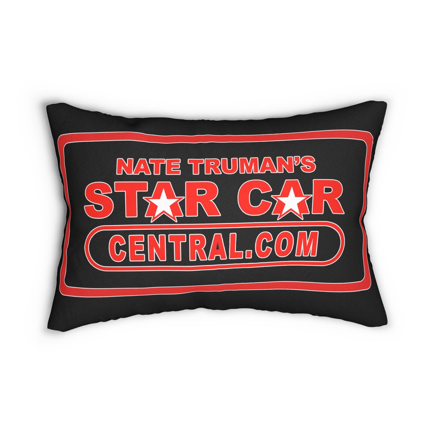 Nate Truman's STAR CAR CENTRAL Official Lumbar Pillow, Movie Car, Movie Cars