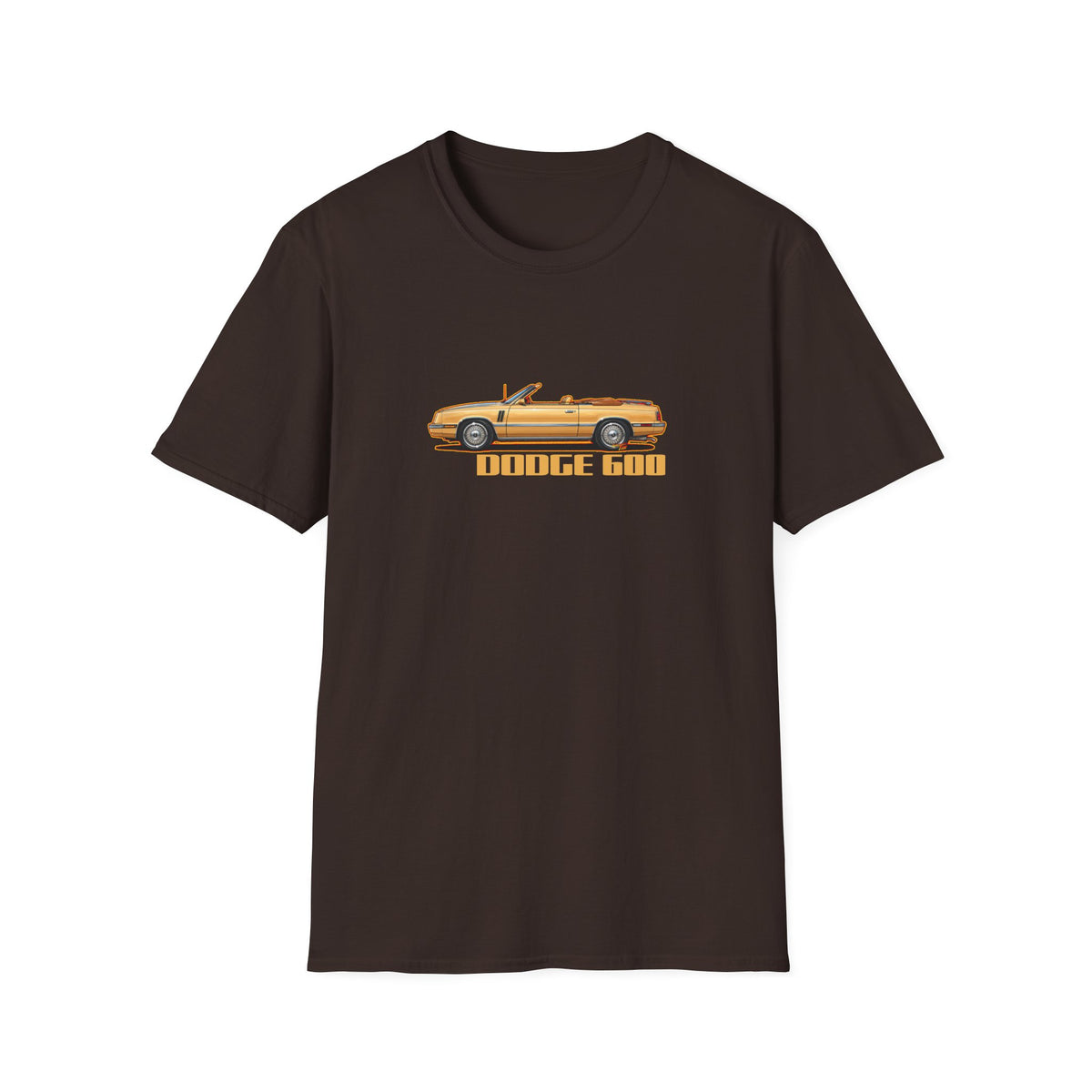 DODGE 600 CONVERTIBLE 1985 Collectible Fireball Art TeeShirt
