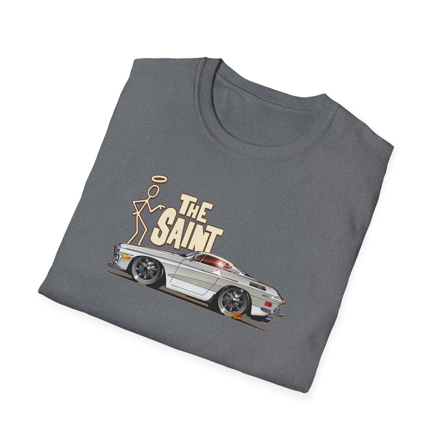 THE SAINT 1967 VOLVO 1800 S ST1 Concept Art Unisex Softstyle T-Shirt 13 Colors