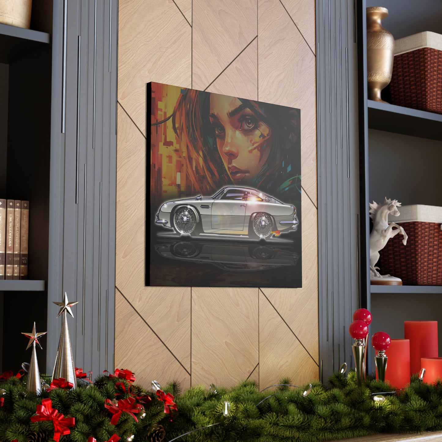 ASTON MARTIN DB5 James Bond 007 MASTERPRINT Concept Art Canvas Print 3 Sizes