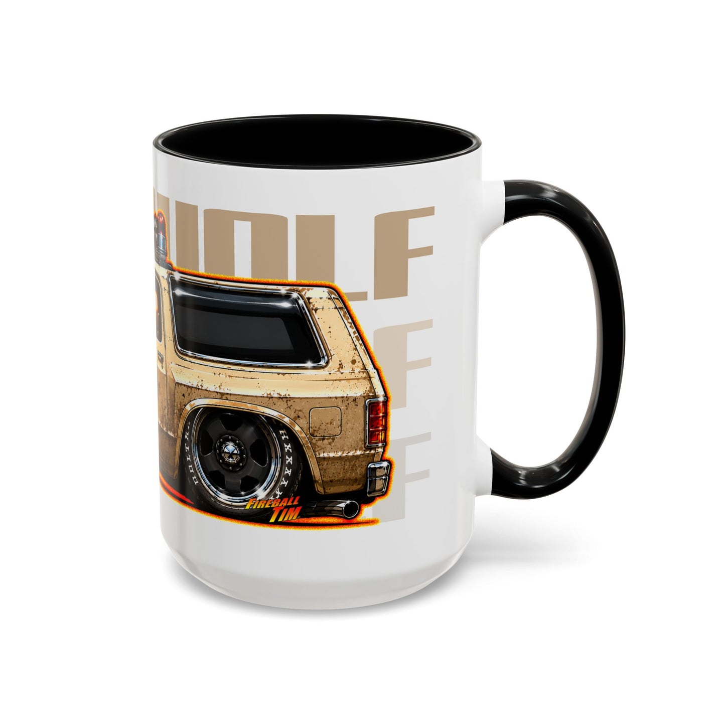 LONE WOLF MCWADE 1983 Dodge Ramcharger Collectible Art Coffee Mug - 2 Sizes