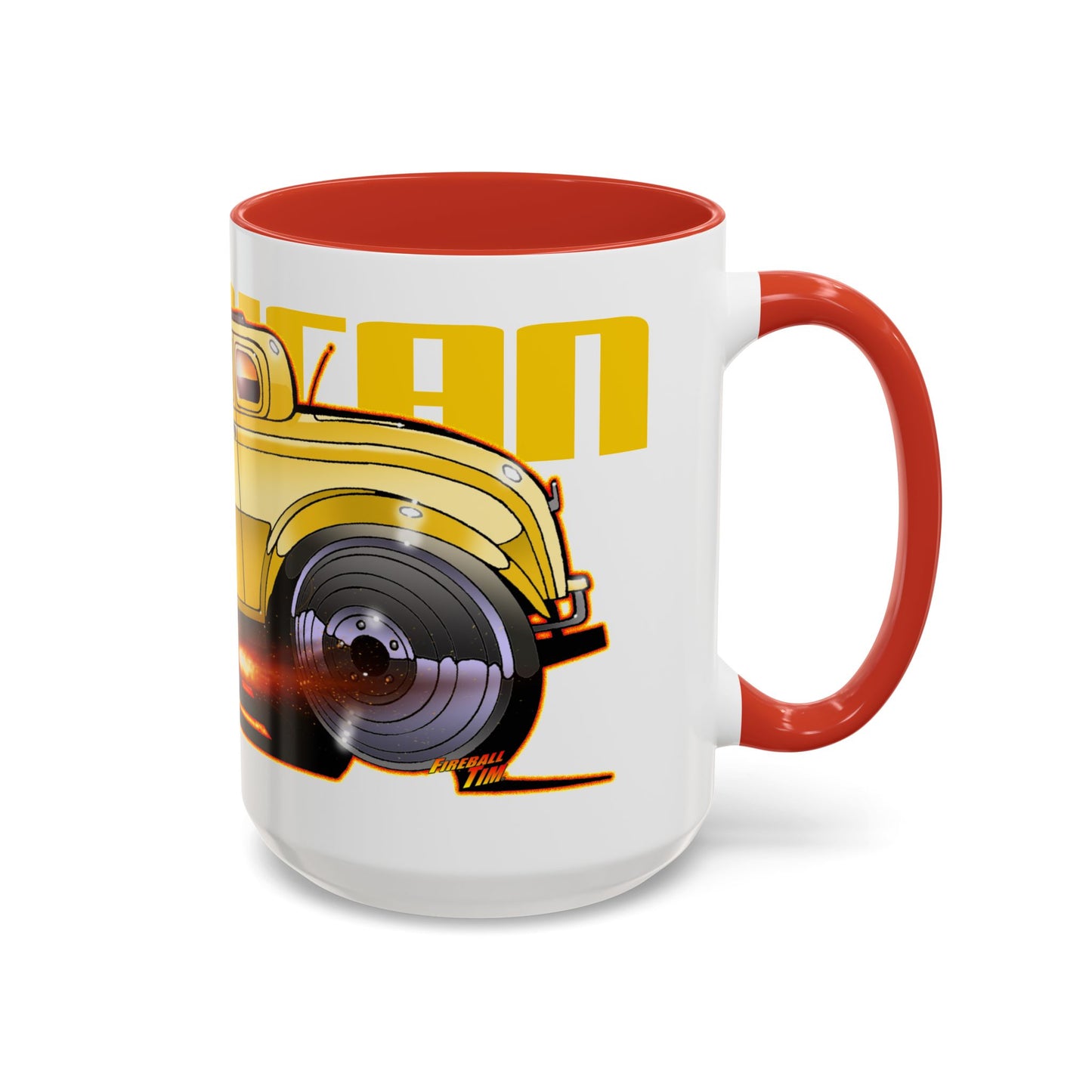 AMERICAN GRAFFITI '32 HOT ROD Movie Car Collectible Fireball Art Coffee Mug - 2 Sizes