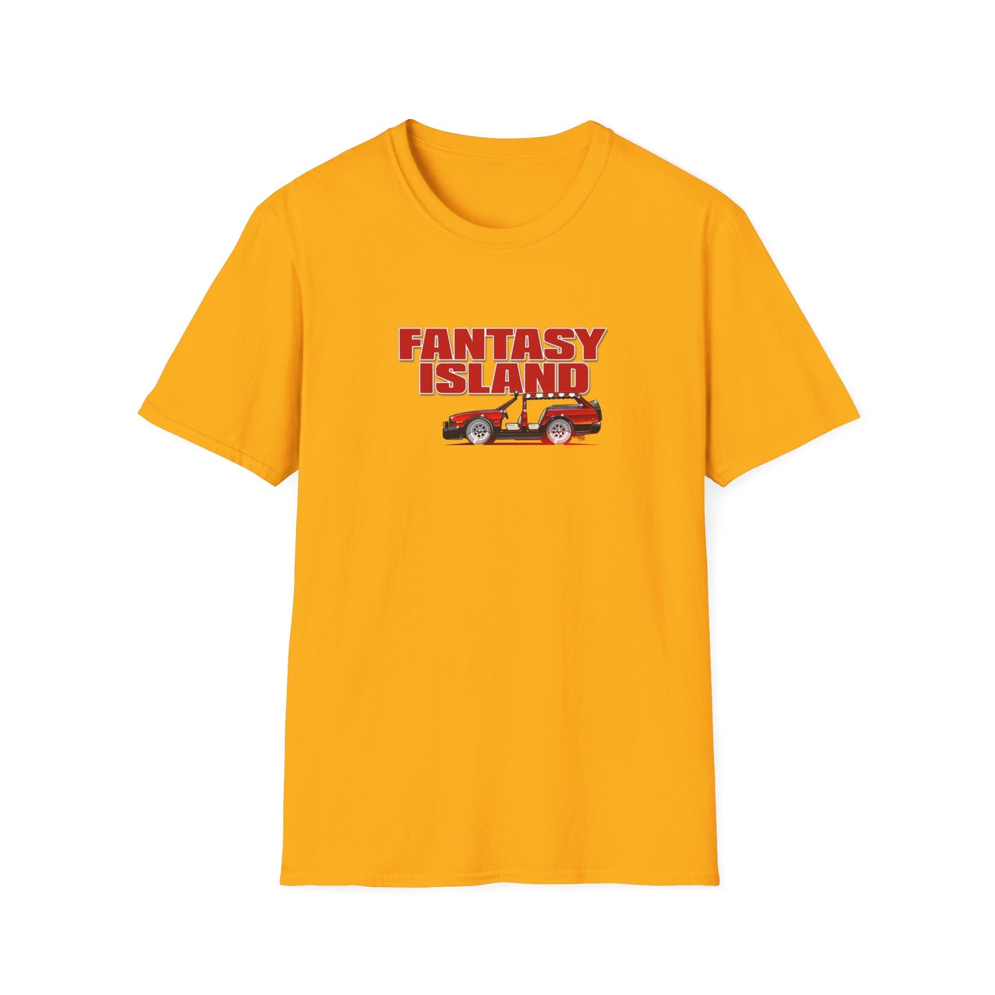 FANTASY ISLAND TV Show Plymouth Concept Art Softstyle T-Shirt - 11 Colors
