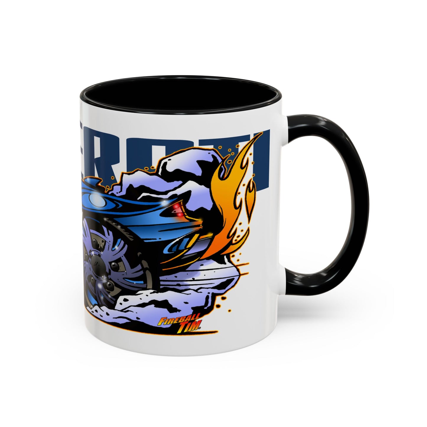 MASERATI Collectible Fireball Art Coffee Mug - 2 Sizes