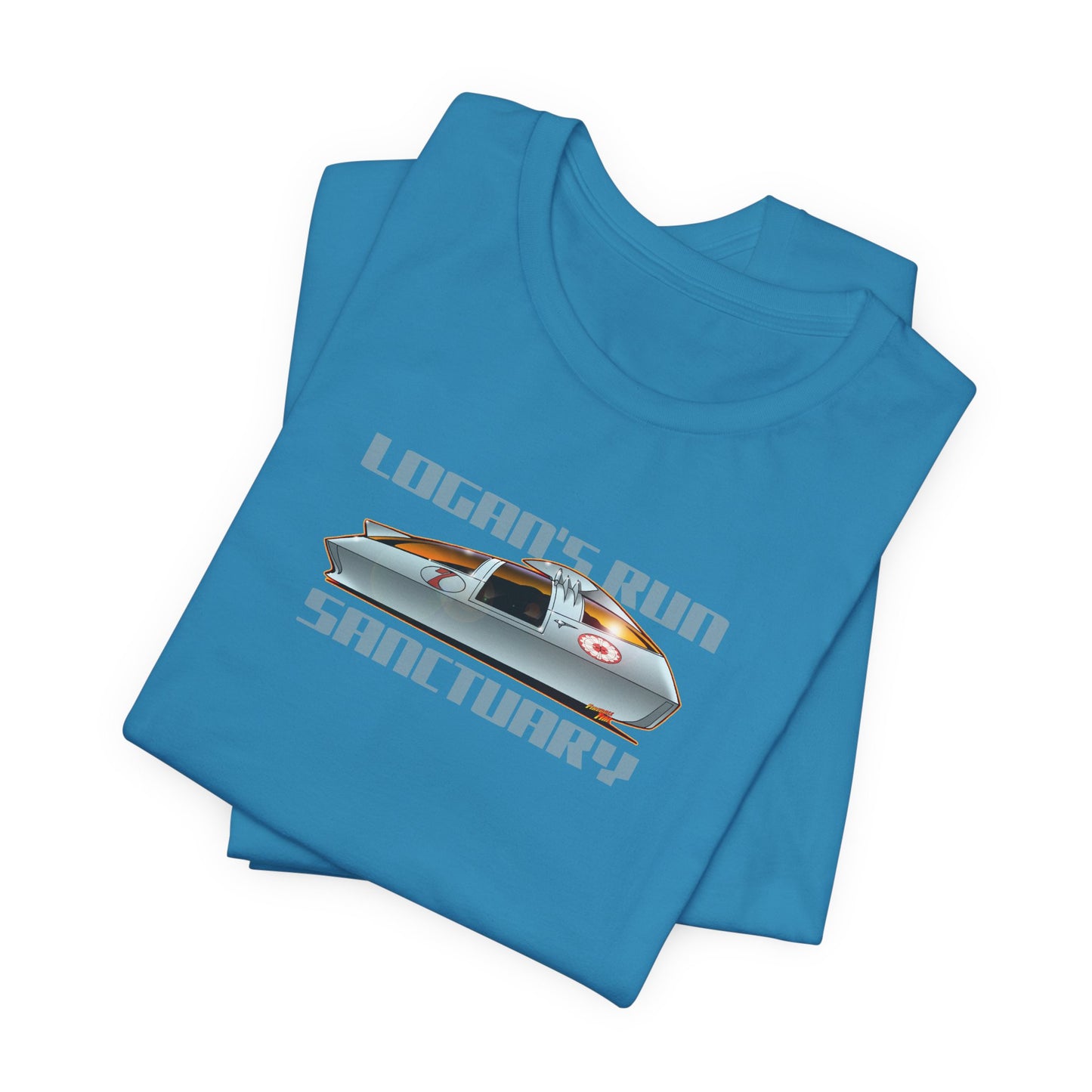 LOGAN'S RUN Sci Fi TV Car Collectible Fireball Art Short Sleeve Tee 12 Colors