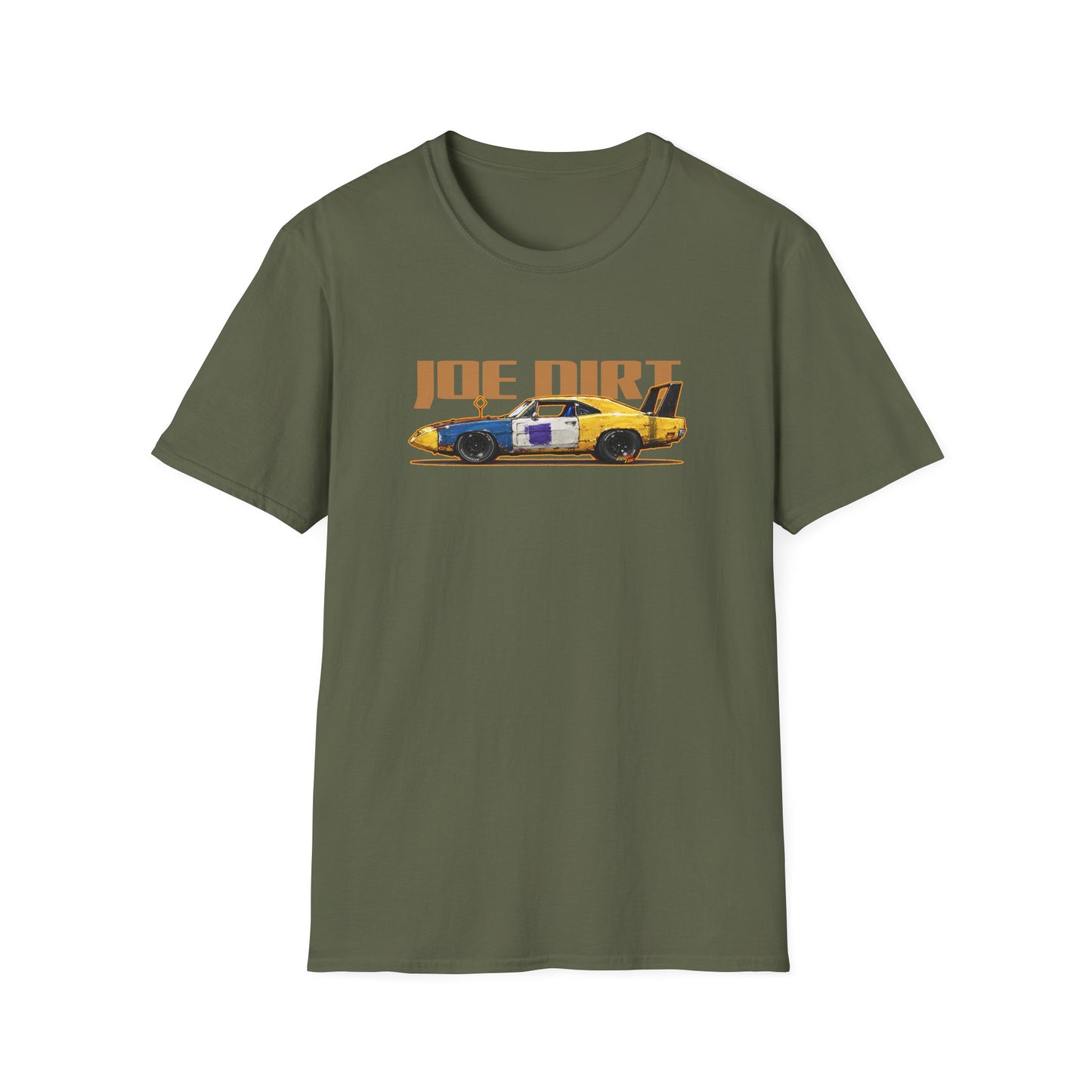 JOE DIRT 1969 Dodge Charger Daytona Collectible Fireball Art Tee Shirt