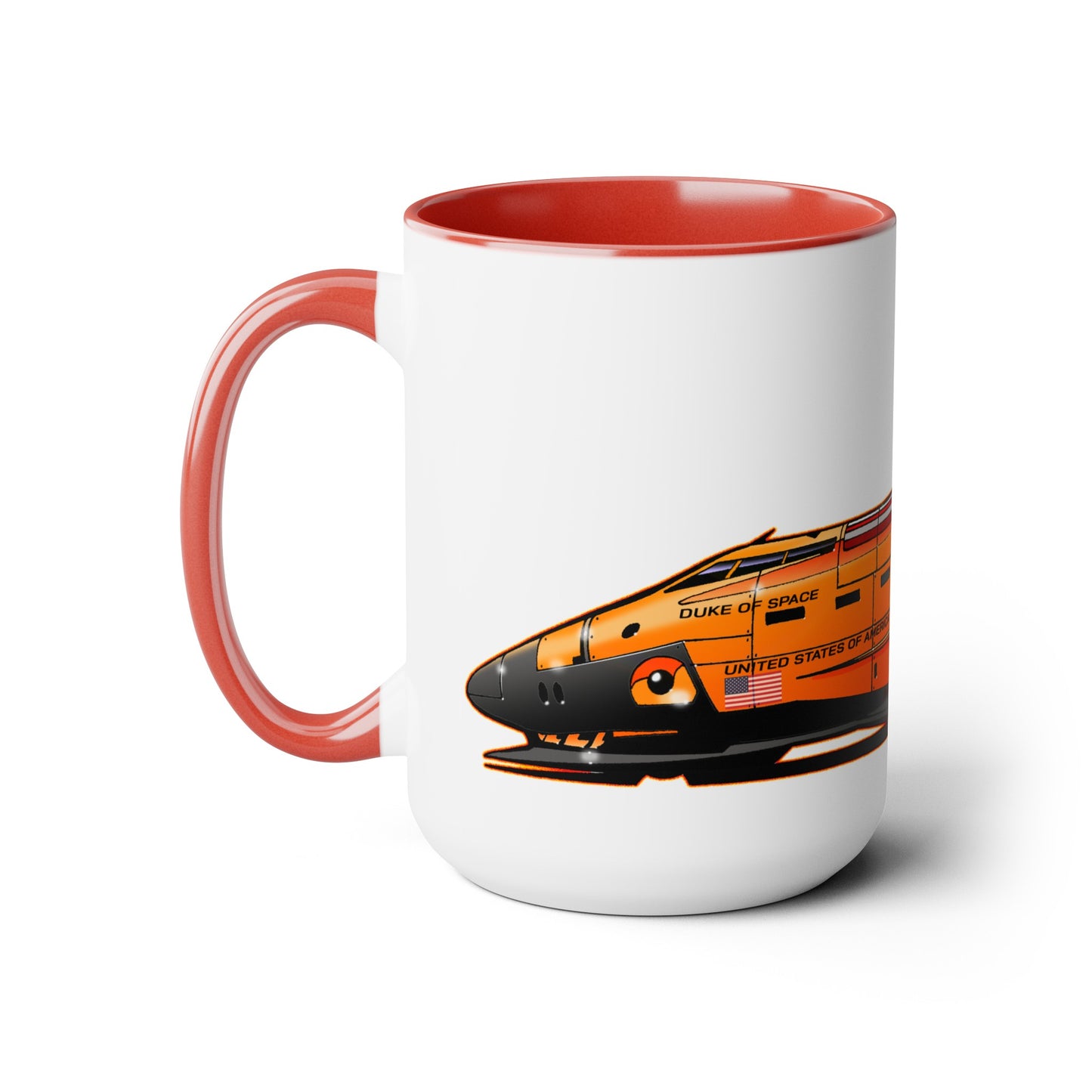 DUKE OF SPACE Dukes of Hazzard Space Shuttle Custom Car Art Coffee Mug 15oz