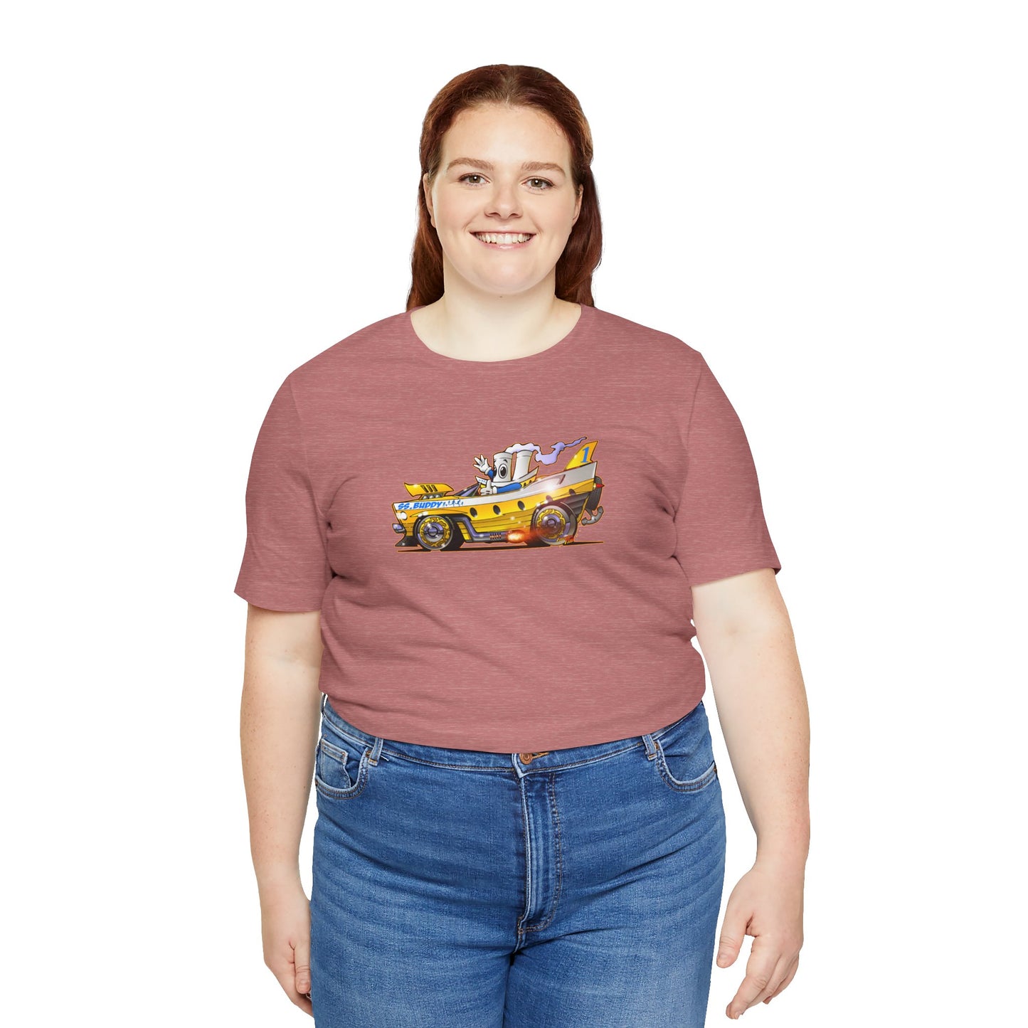 BUDDY CRUISE BUDDYMOBILE Custom Car Art Short Sleeve Tee in 17 Colors