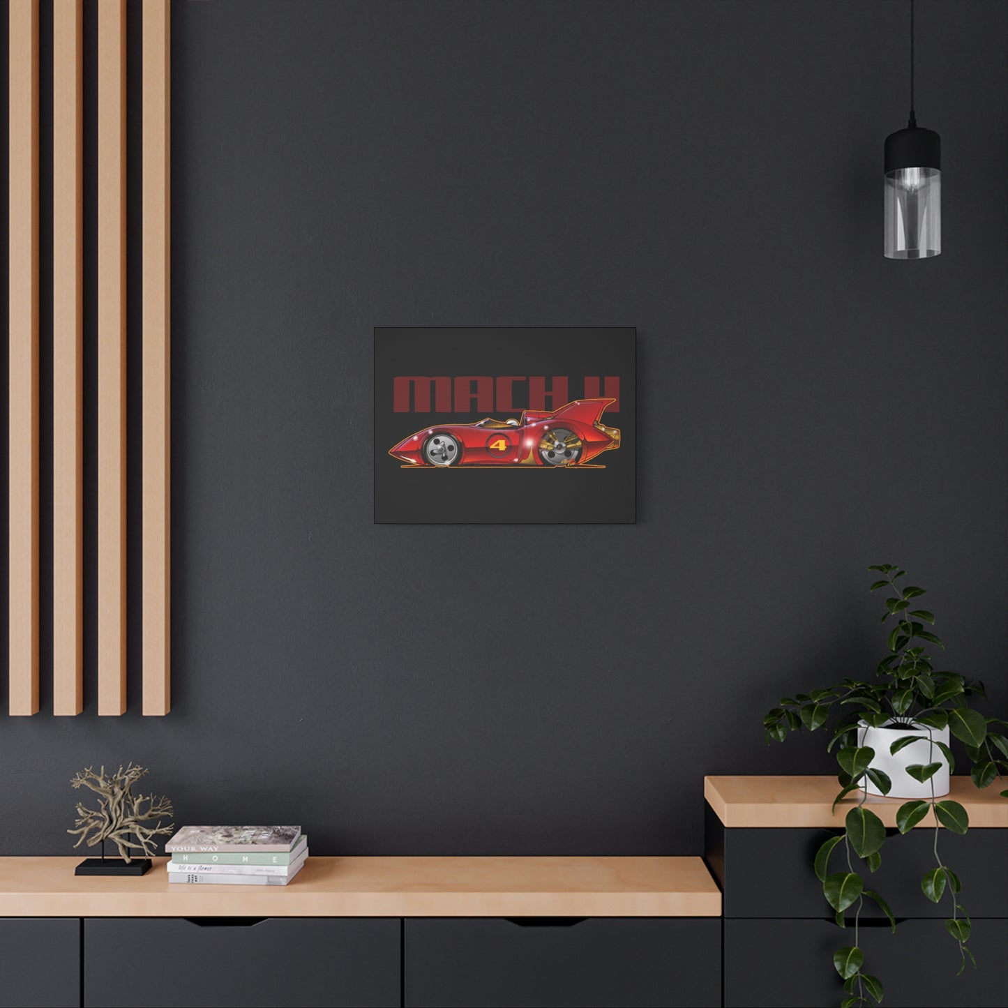 SPEED RACER MACH 4 Fireball Art Canvas Wall Print