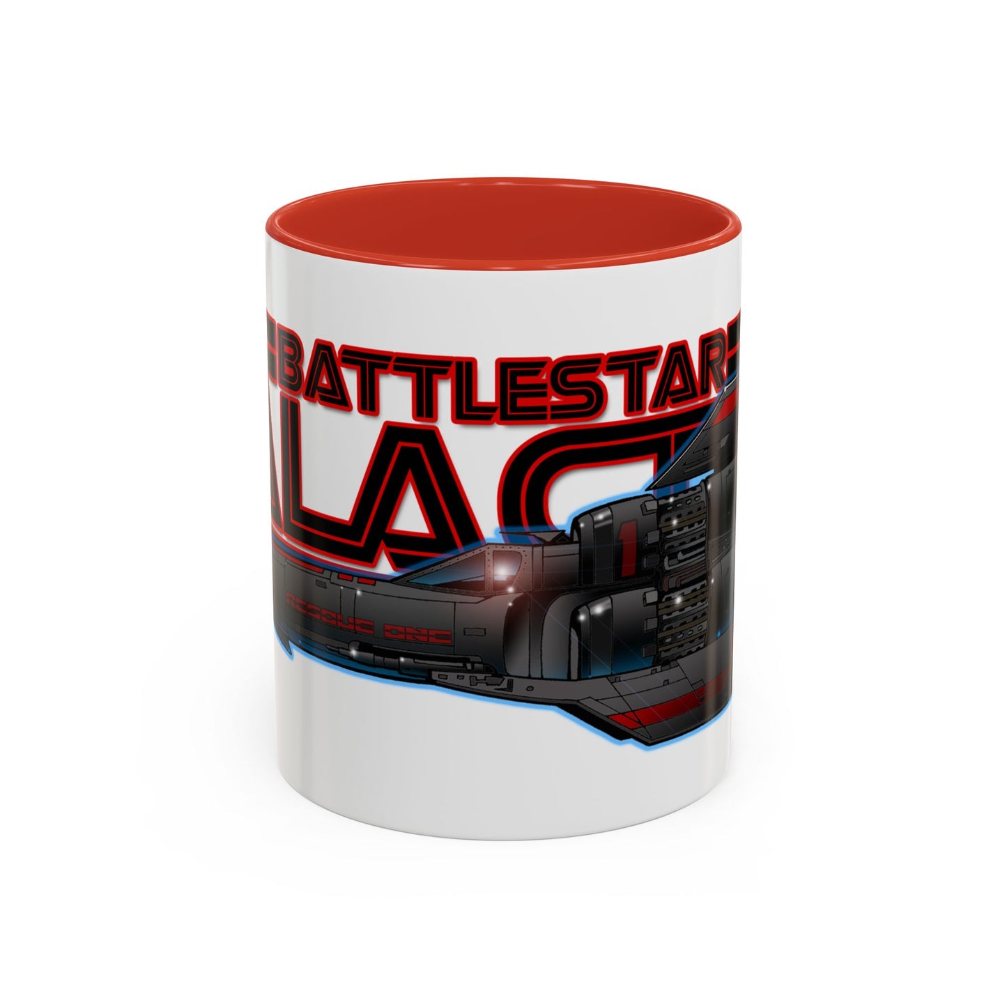 BATTLESTAR GALACTICA Colonial Viper Concept Art Logo Coffee Mug 2 Sizes