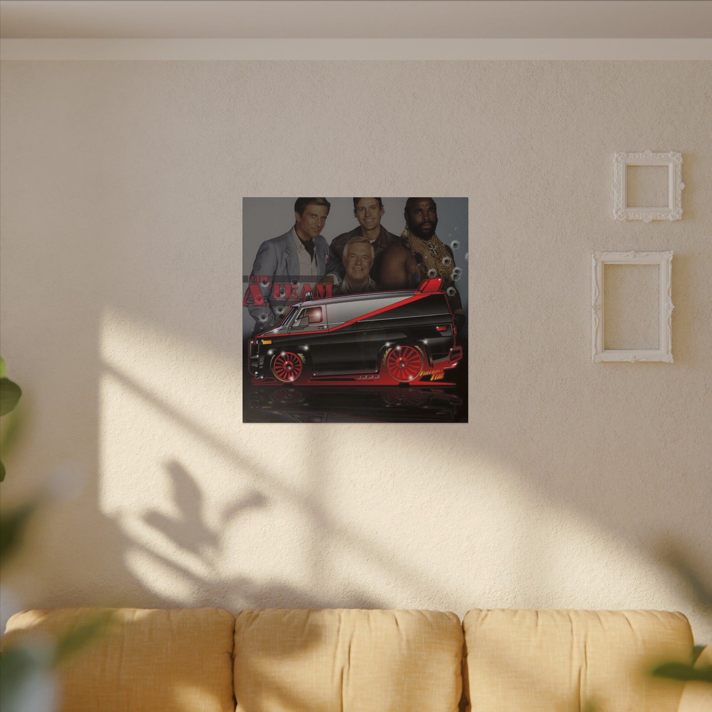 ATEAM VAN TV Show Car Canvas Art Print - 2 Sizes