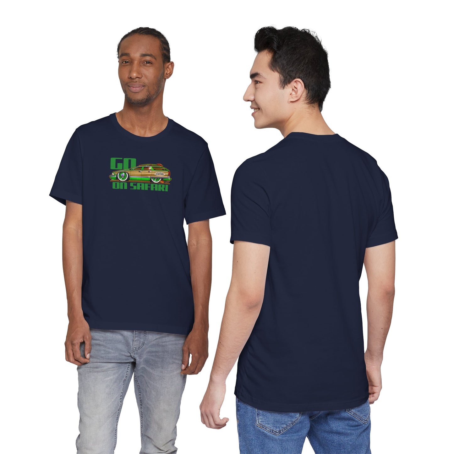 BUICK ROADMASTER Station Wagon Safari Custom Car Art Short Sleeve Tee - Colors