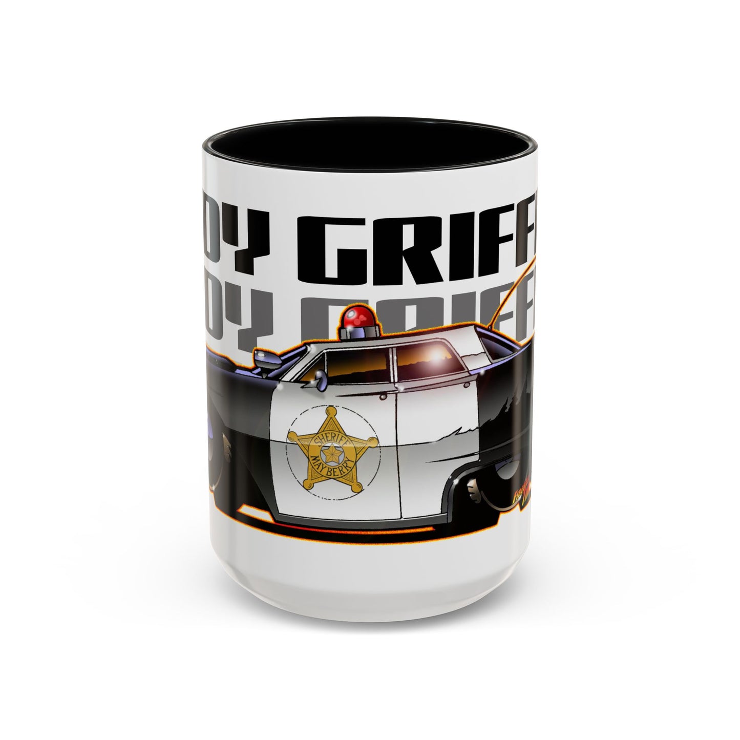 ANDY GRIFFITH SHOW 1963 Ford Galaxie Police Car Collectible Coffee Mug - 2 Sizes