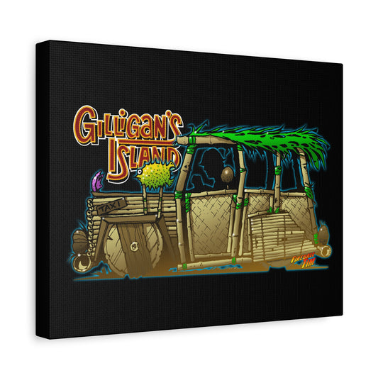 GILLIGAN'S ISLAND TV Show Tiki Car Canvas Art Wall Print - 11x14